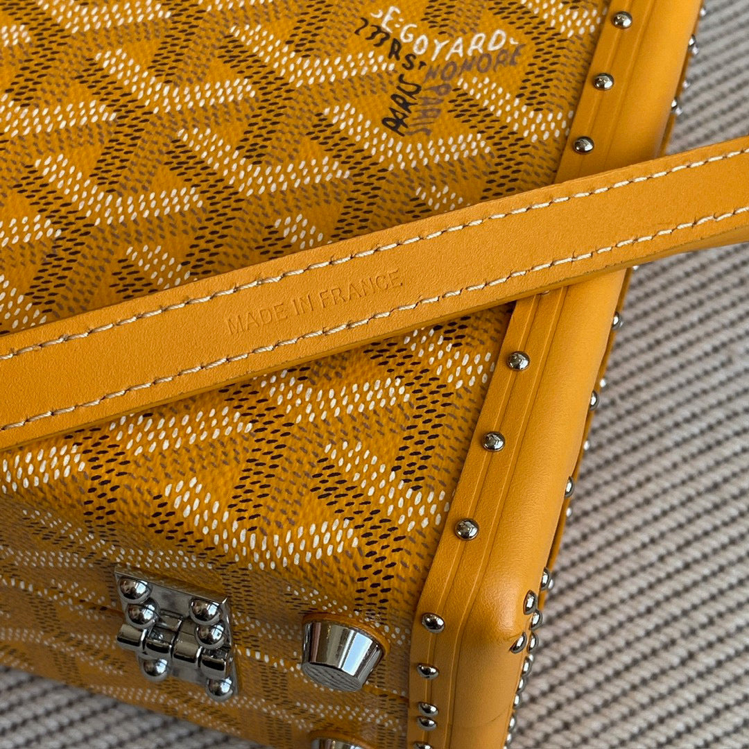 Bags- Goya Grand Hotel Trunk Bag Luxury Designer Leather Handbag