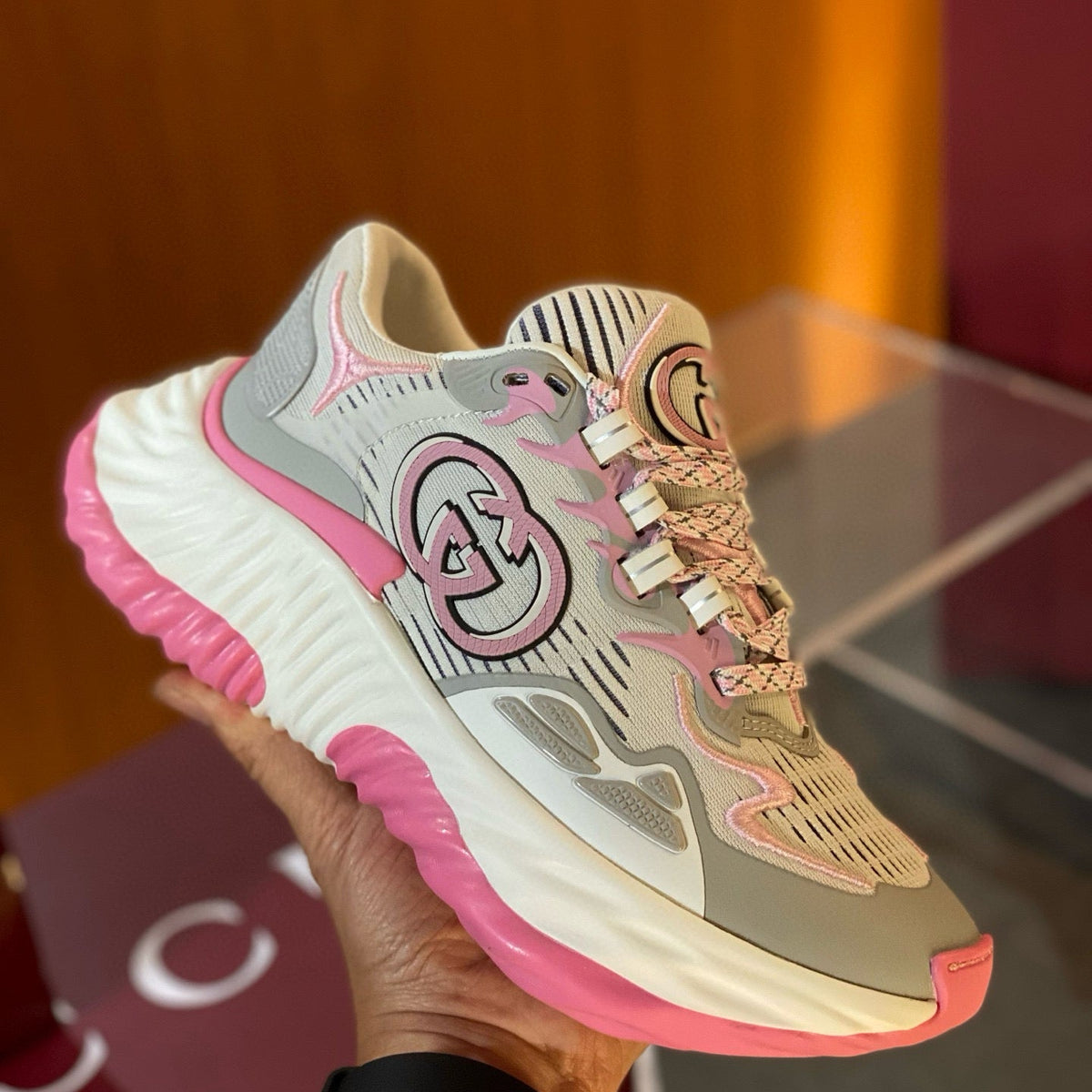 Gucci Shoes- Gucci Ripple Sneakers Comfortable Everyday Designer Shoes