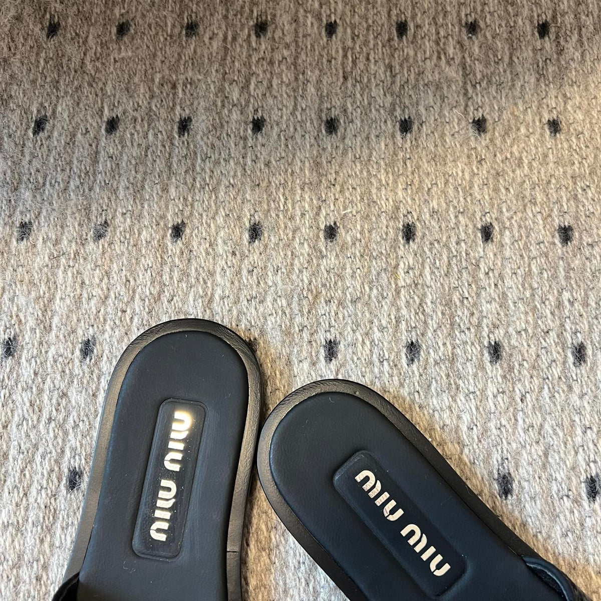 Shoes- Miu M Slides Premium Designer Casual Shoes