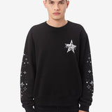 Close-up of Amiri hoodie craftsmanship