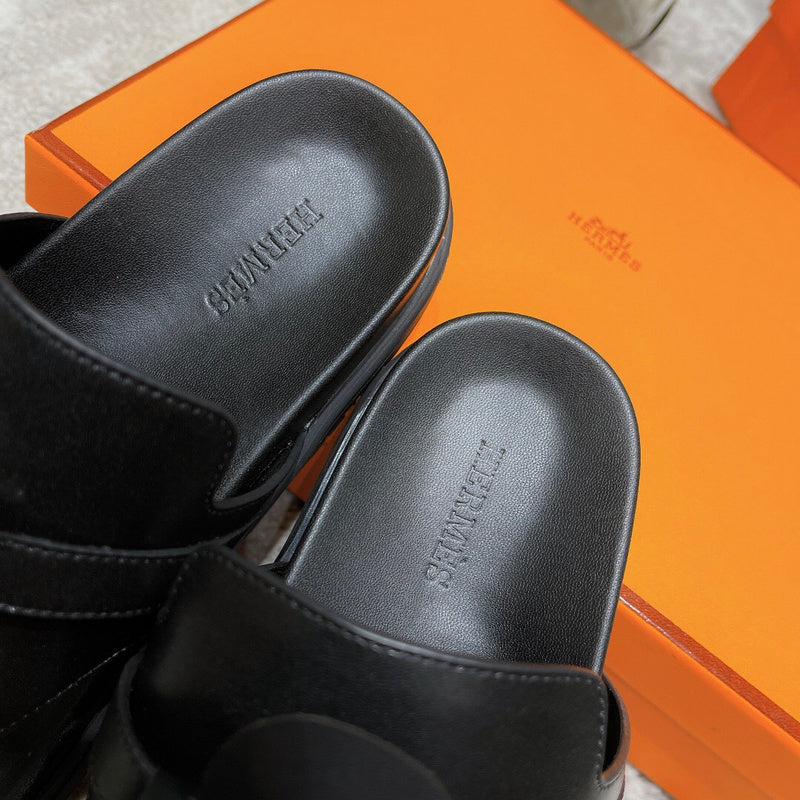 Hermes shoes Style 348 - side profile detail (alternate angle)