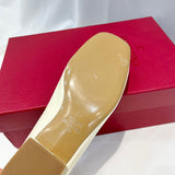 Close-up of Valentino Garavani shoes craftsmanship