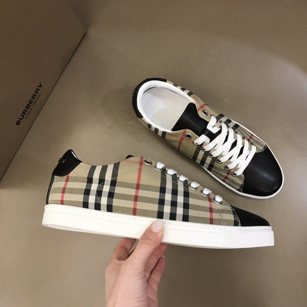 Burberry Red Platform Heels - Front View