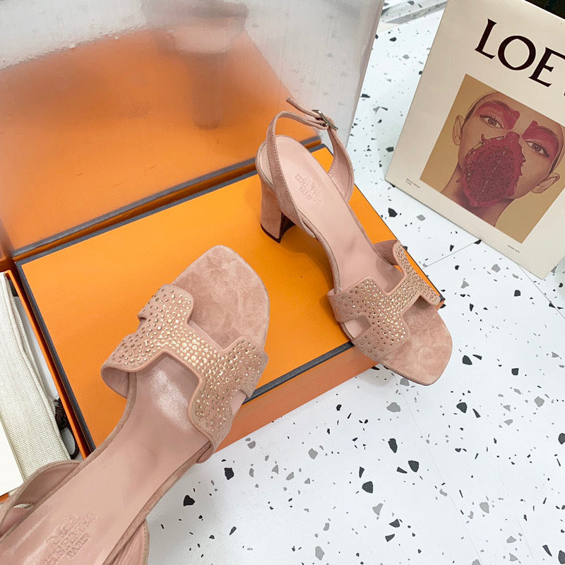 Hermes sandals Style 141 - angled studio shot