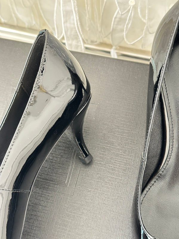 Saint Laurent designer shoes full view