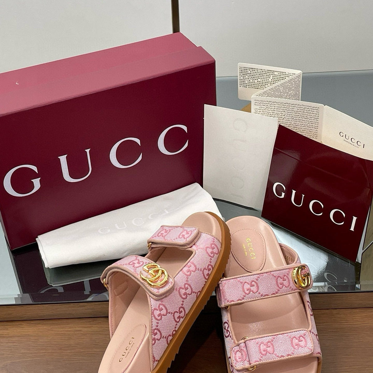 Gucci Shoes- Gucci Sandals Premium Designer Casual Shoes