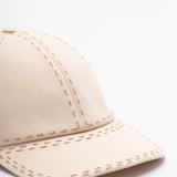 Close-up of Fendi hats hardware and fine stitching