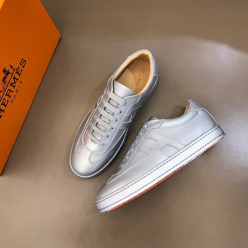 Hermes shoes Style 114 - logo and branding close-up