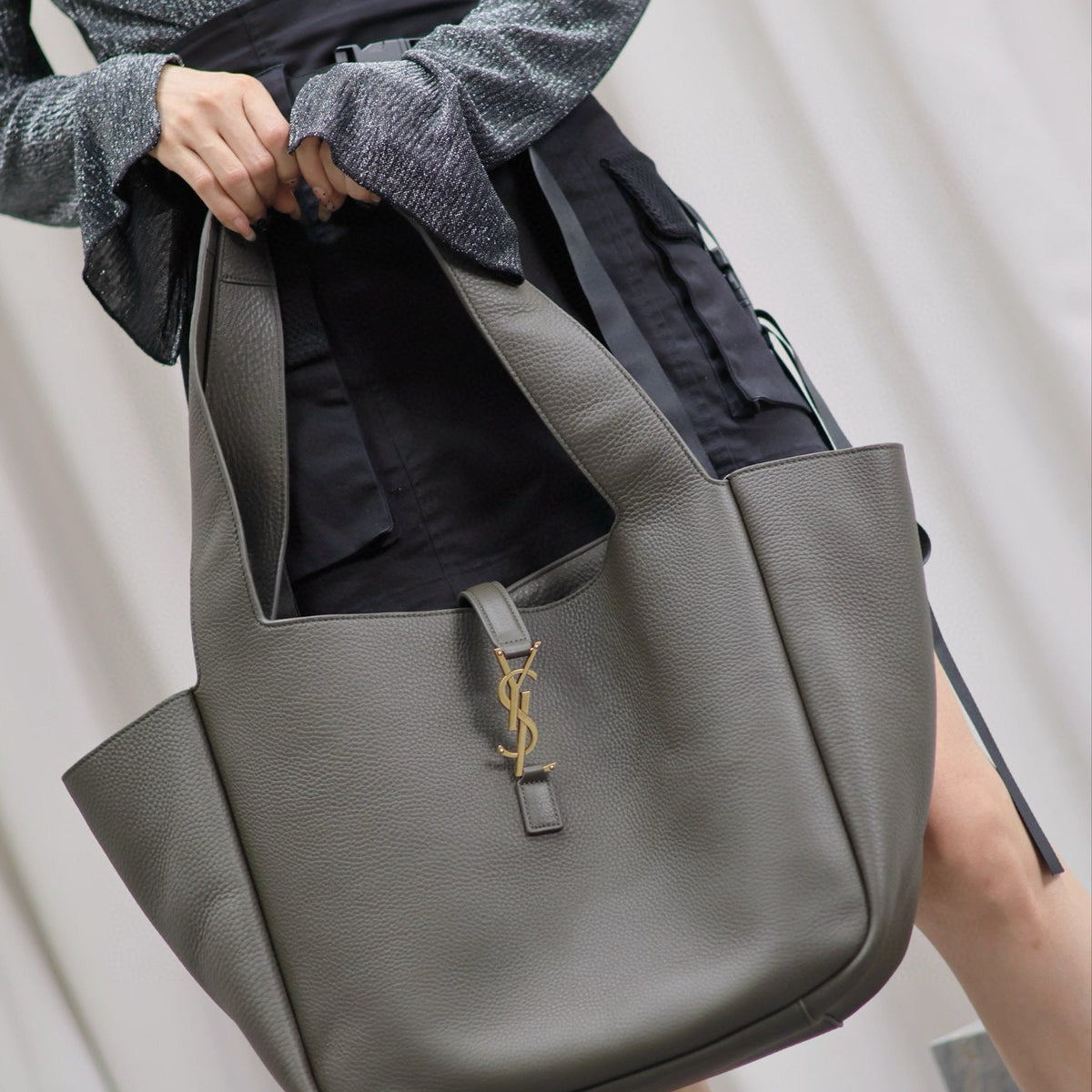 Saint Laurent Bags- Saint Laurent Le 5 À 7 Bea Bag Luxury Designer Leather Handbag
