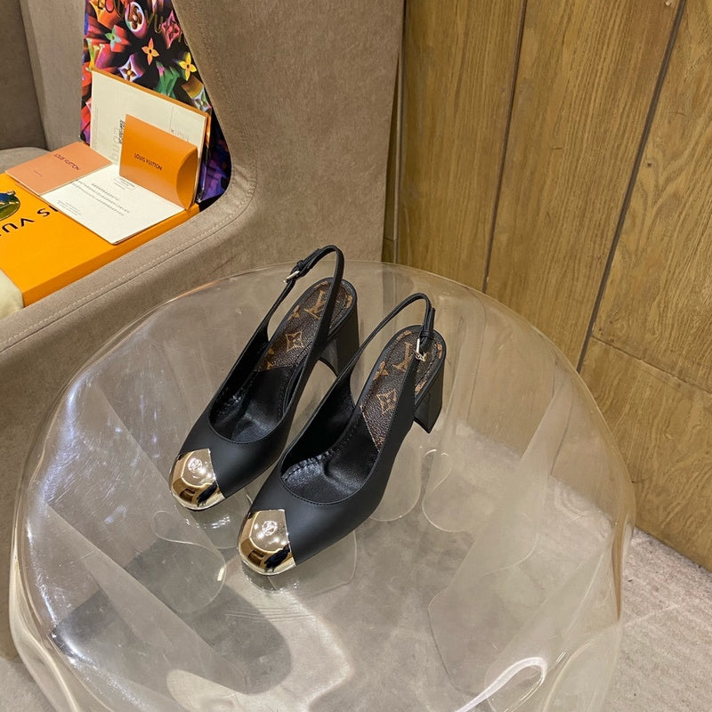 Louis Vuitton Burgundy Loafer Flats - Angled View