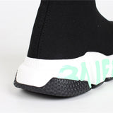 Balenciaga Grey Loafer Flats - Heel Detail View