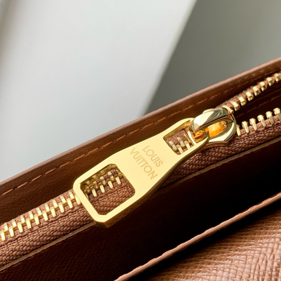 Louis Vuitton Wallets- Louis Vuitton Lou Brazza Wallet Elegant Everyday Leather Wallet