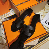 Hermes sandals Style 019 - back heel detail