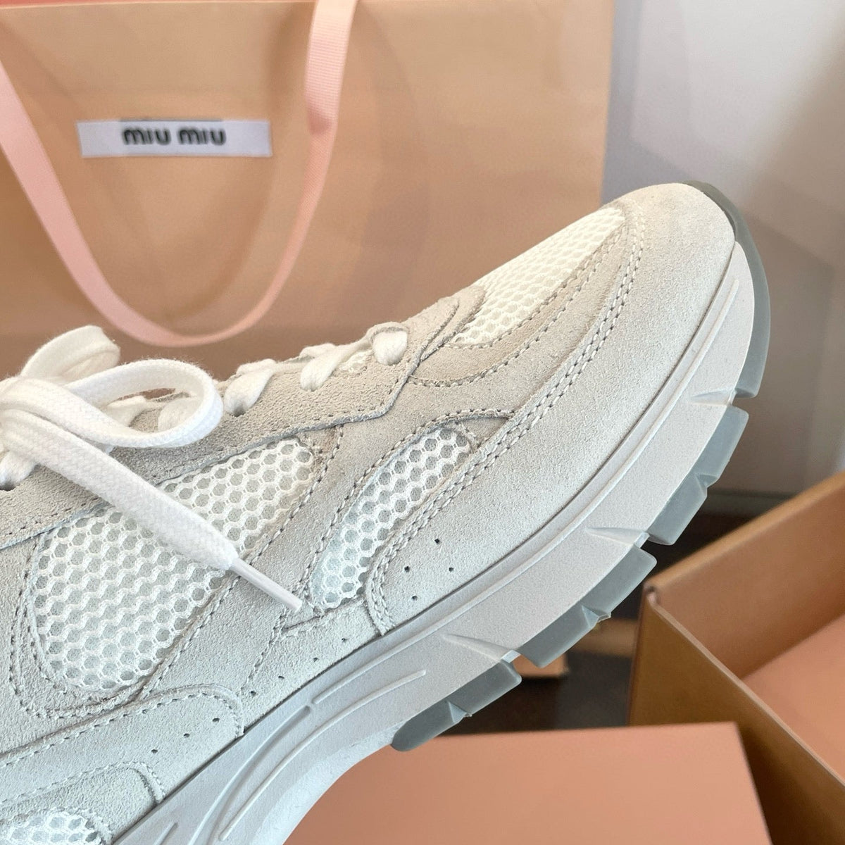 Shoes- Miu M Trainers Luxury Lifestyle Designer Footwear