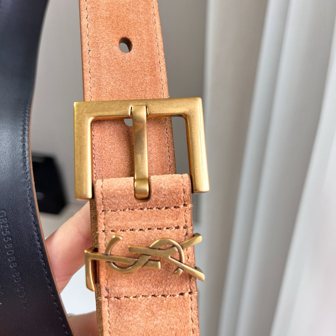 Saint Laurent Belts- Saint Laurent Belt 3 Cm Classic Everyday Designer Belt
