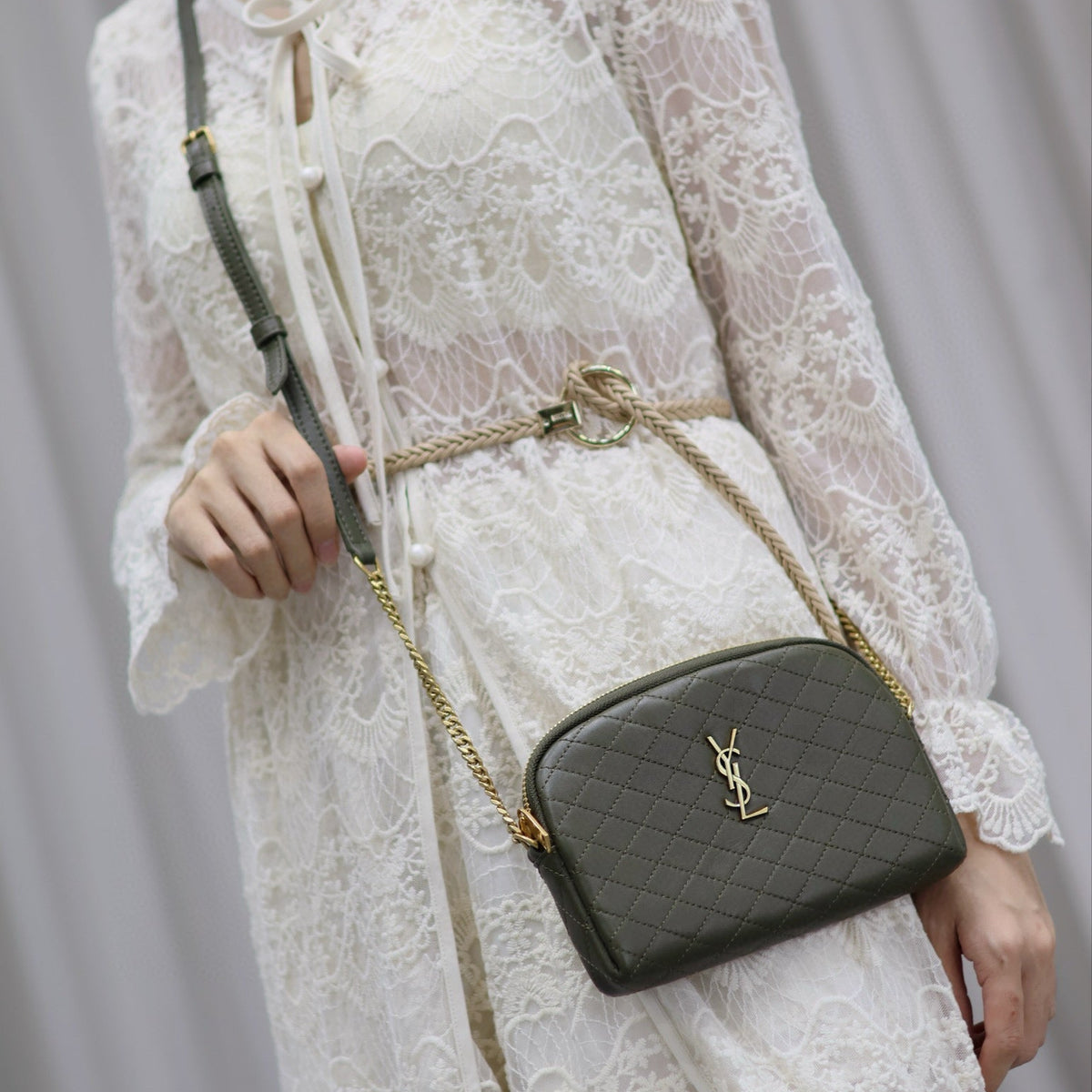 Saint Laurent Bags- Saint Laurent Gaby Pouch Elegant Everyday Designer Handbag