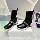Givenchy Black Ankle Strap Heels - Lifestyle Styling Shot