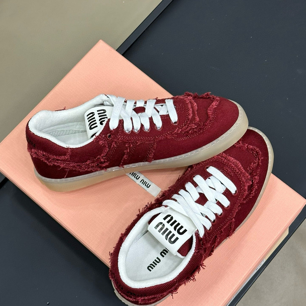 Shoes- Miu M Trainers Luxury Lifestyle Designer Footwear