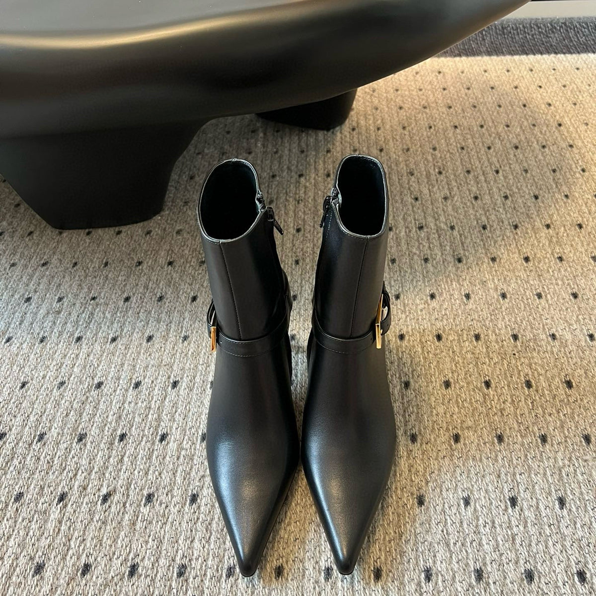 Saint Laurent Shoes- Saint Laurent Heeled Boots Luxury Lifestyle Designer Footwear
