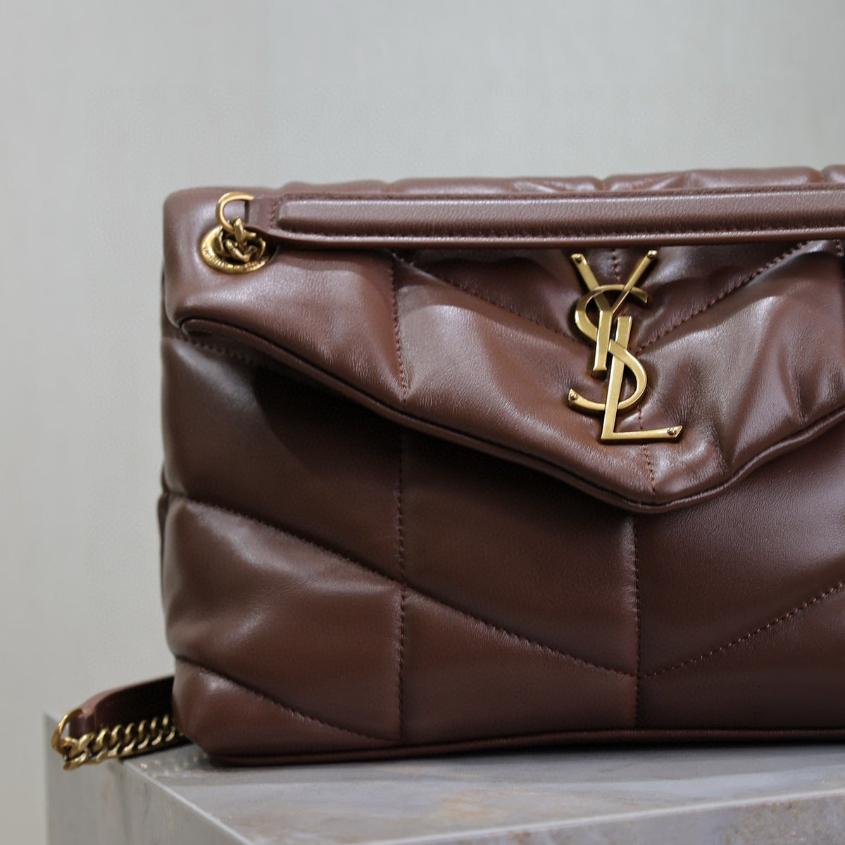 Saint Laurent Bags- Saint Laurent Loulou Puffer Small Bag Elegant Everyday Designer Handbag