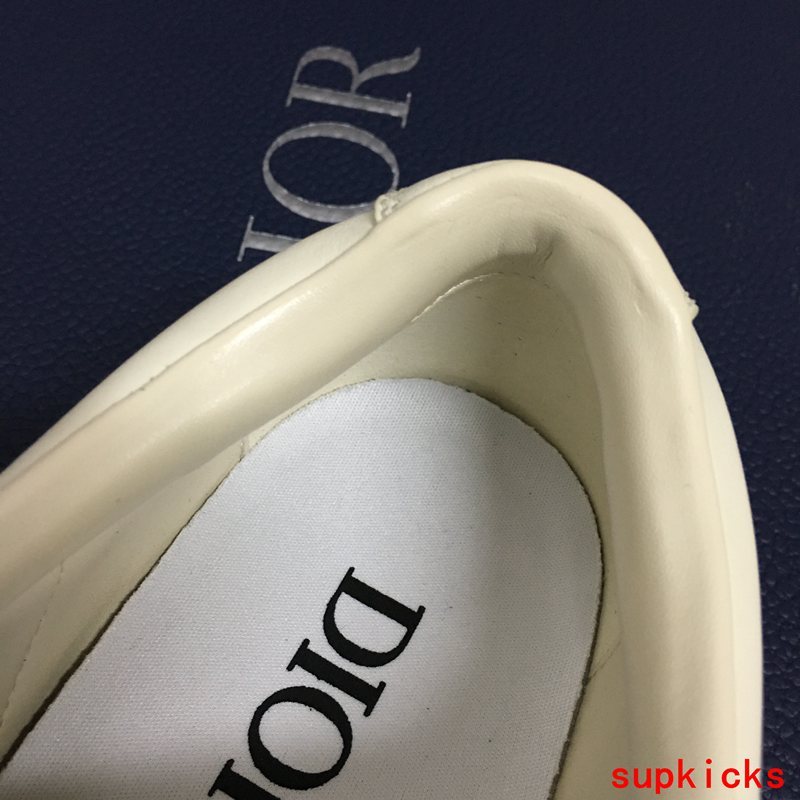 Dior Burgundy High-Top Sneakers - Front View