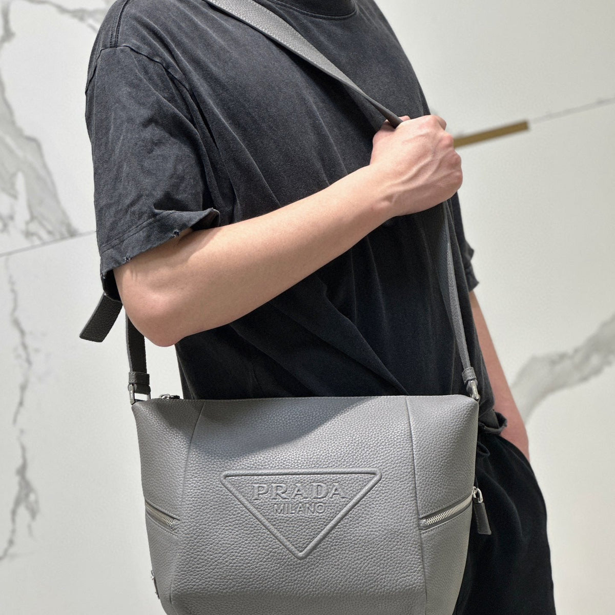 Bags- Pd Leather Bag With Shoulder Strap Elegant Everyday Designer Handbag