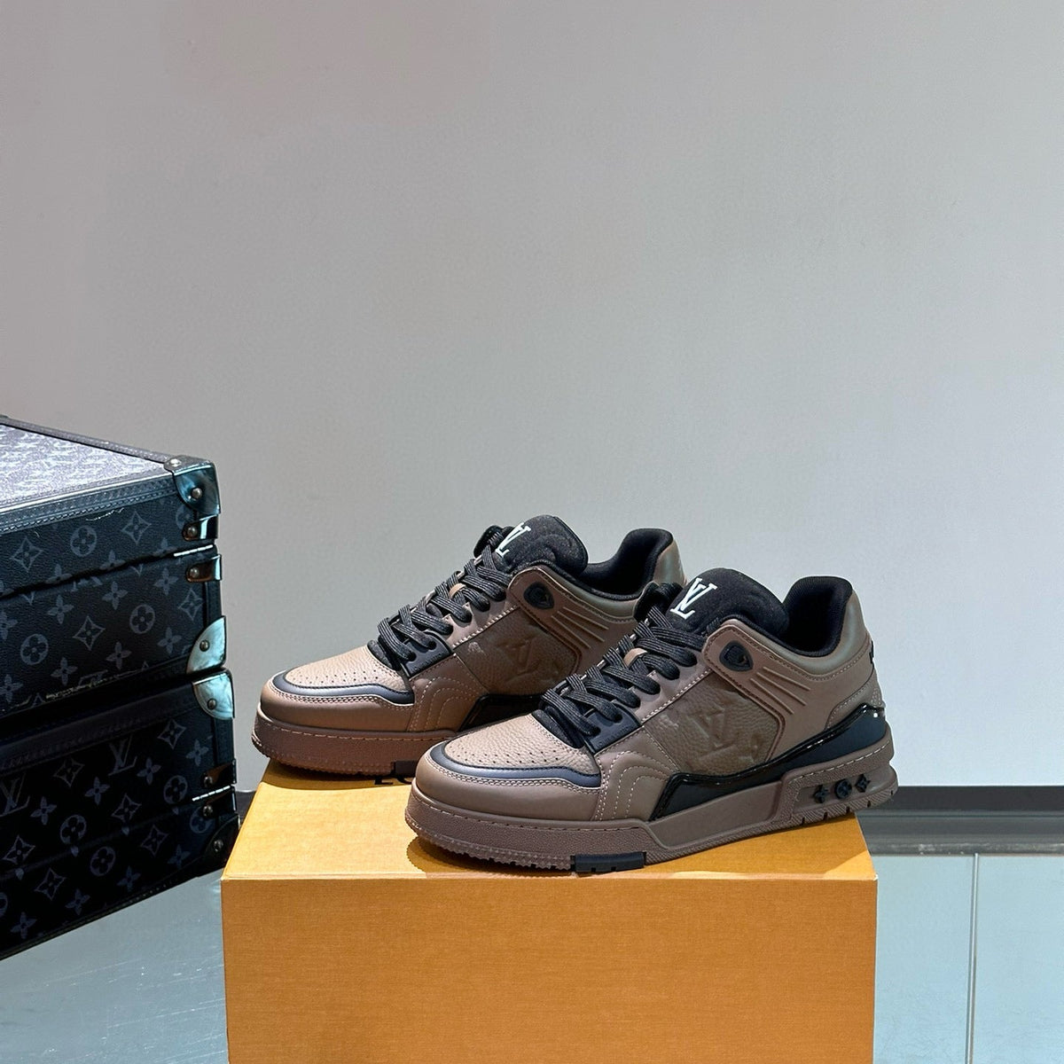 Louis Vuitton Shoes- Louis Vuitton Lou Trainers Premium Designer Casual Shoes