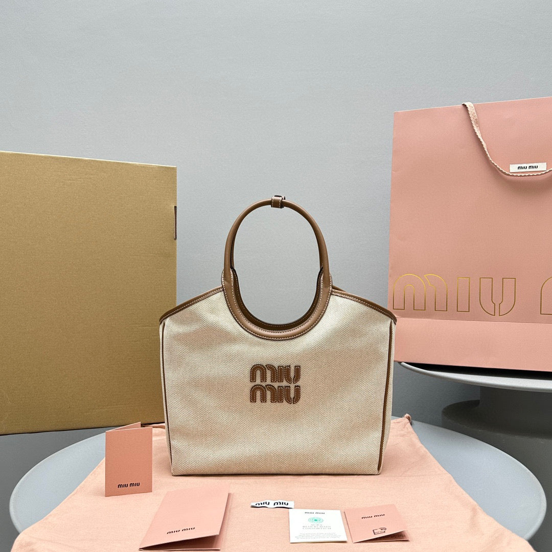 Bags- Miu M Ivy Cannete Bag Premium Designer Shoulder Bag