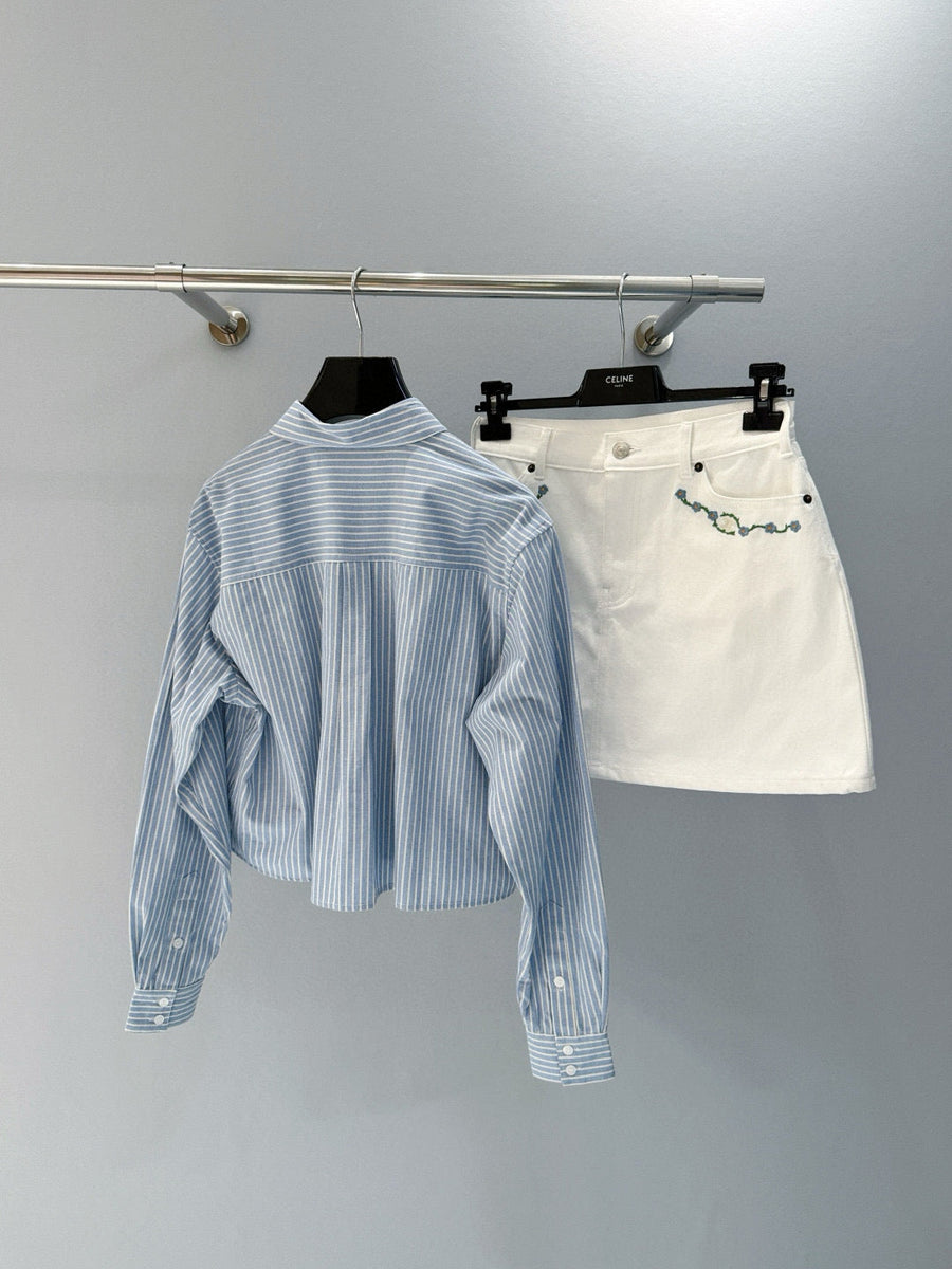 Tops- Cel Shirt Elegant Everyday Designer Top