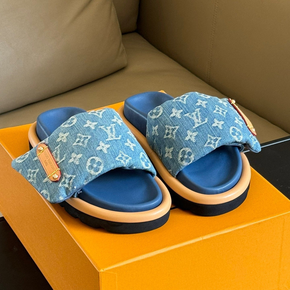 Louis Vuitton Accessories- Louis Vuitton Lou Pillow Mules Premium Everyday Designer Accessory