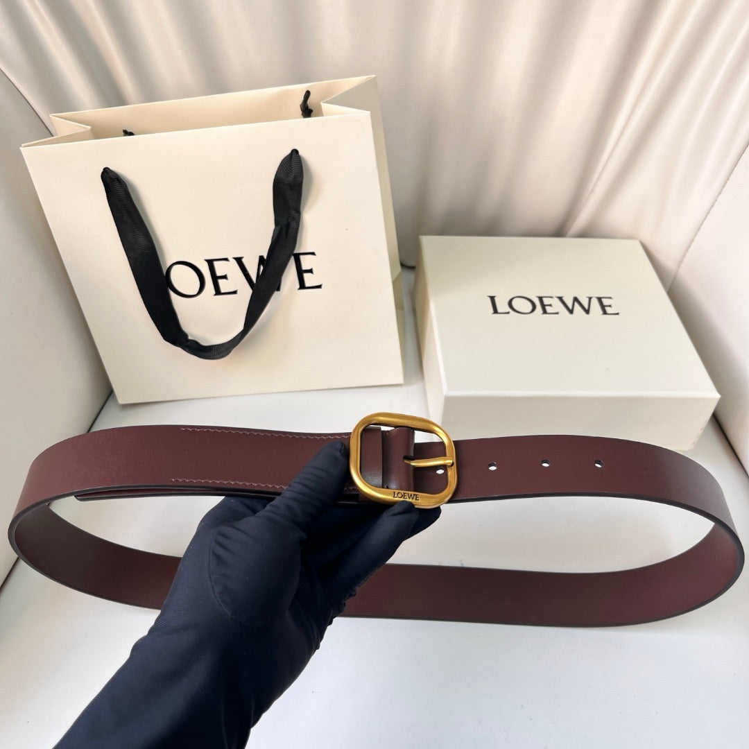 Belts- Loew Belt 3.5 Cm Classic Everyday Designer Belt