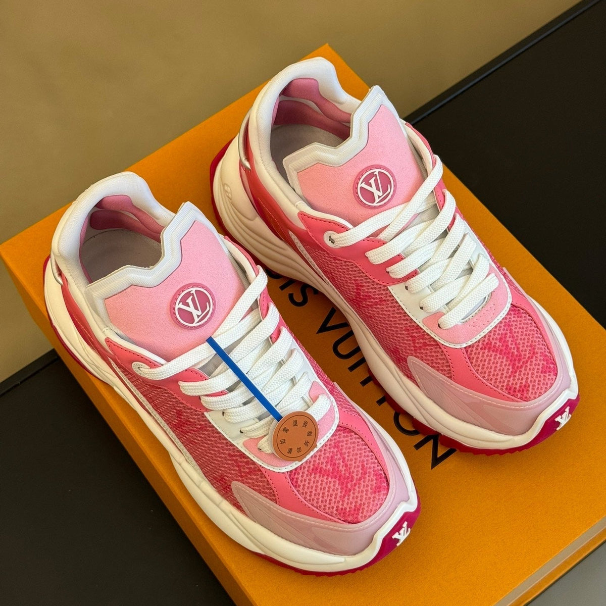 Louis Vuitton Shoes- Louis Vuitton Lou Run 55 Trainers Comfortable Everyday Designer Shoes