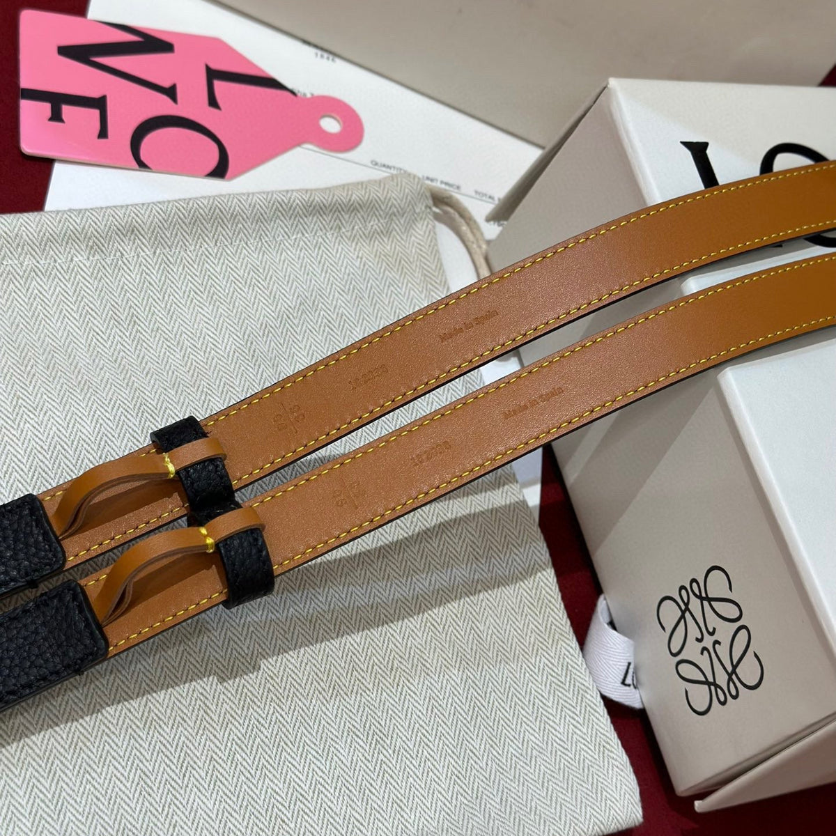 Belts- Loew Belt 20mm Premium Leather Designer Belt