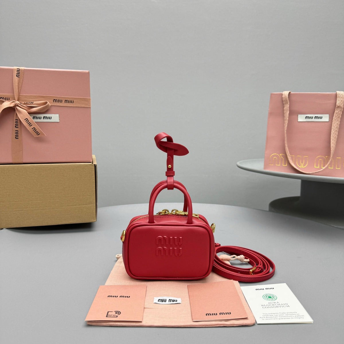 Bags- Miu M Micro Bag Elegant Everyday Designer Handbag