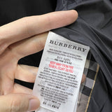 Close-up of Burberry designer clothing craftsmanship