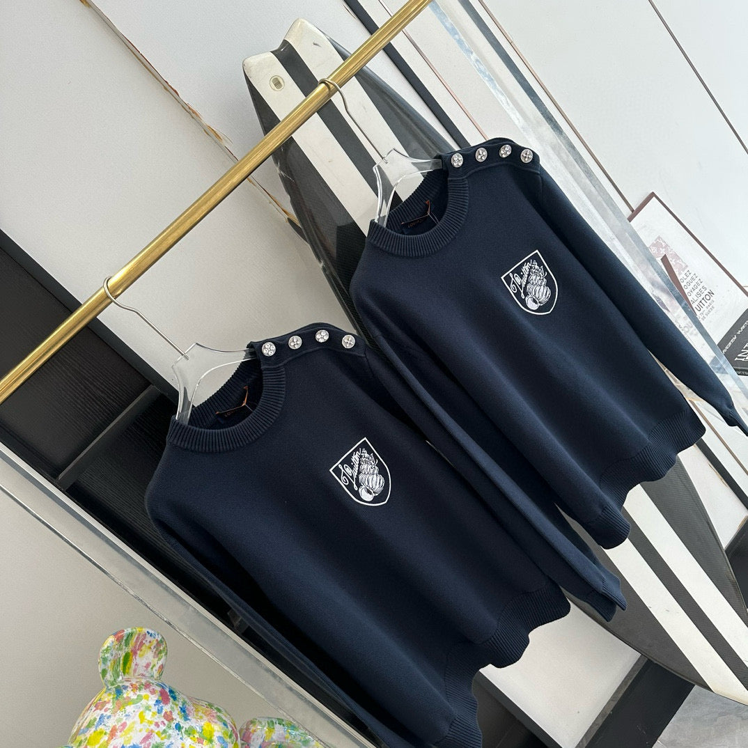 Louis Vuitton Sweaters- Louis Vuitton Lou Jumper Premium Casual Designer Knitwear