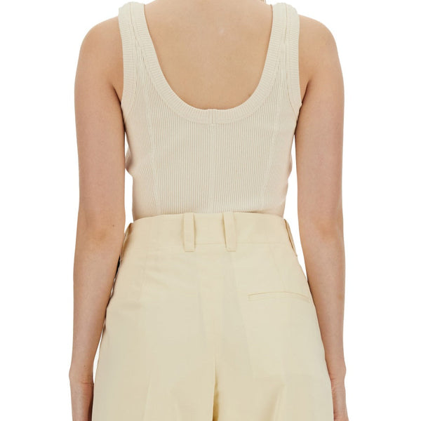 Bottega Veneta Tops? Bottega Veneta Women Jersey Top Premium Designer Casual Top