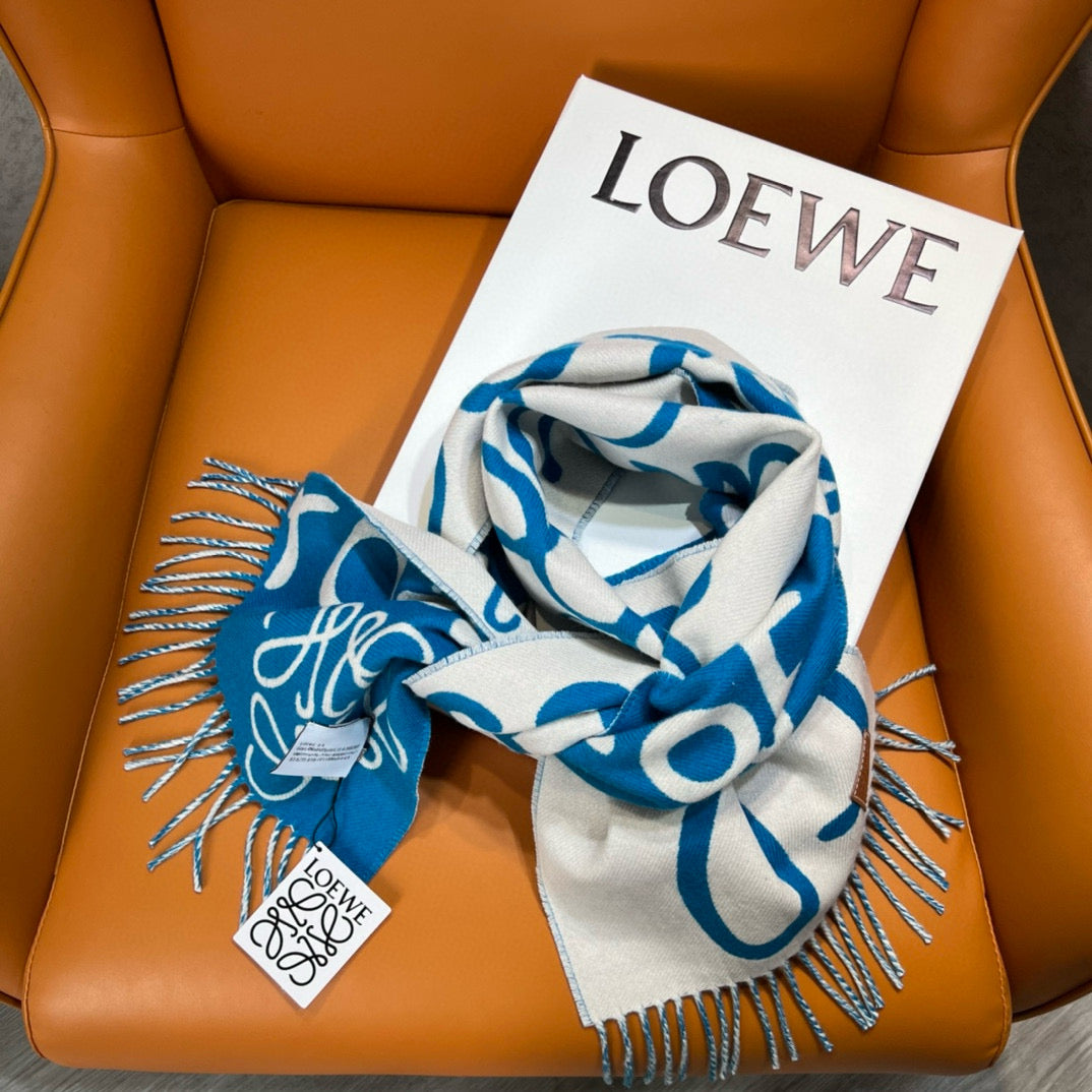 Scarves- Loew Scarf Luxury Designer Silk Scarf