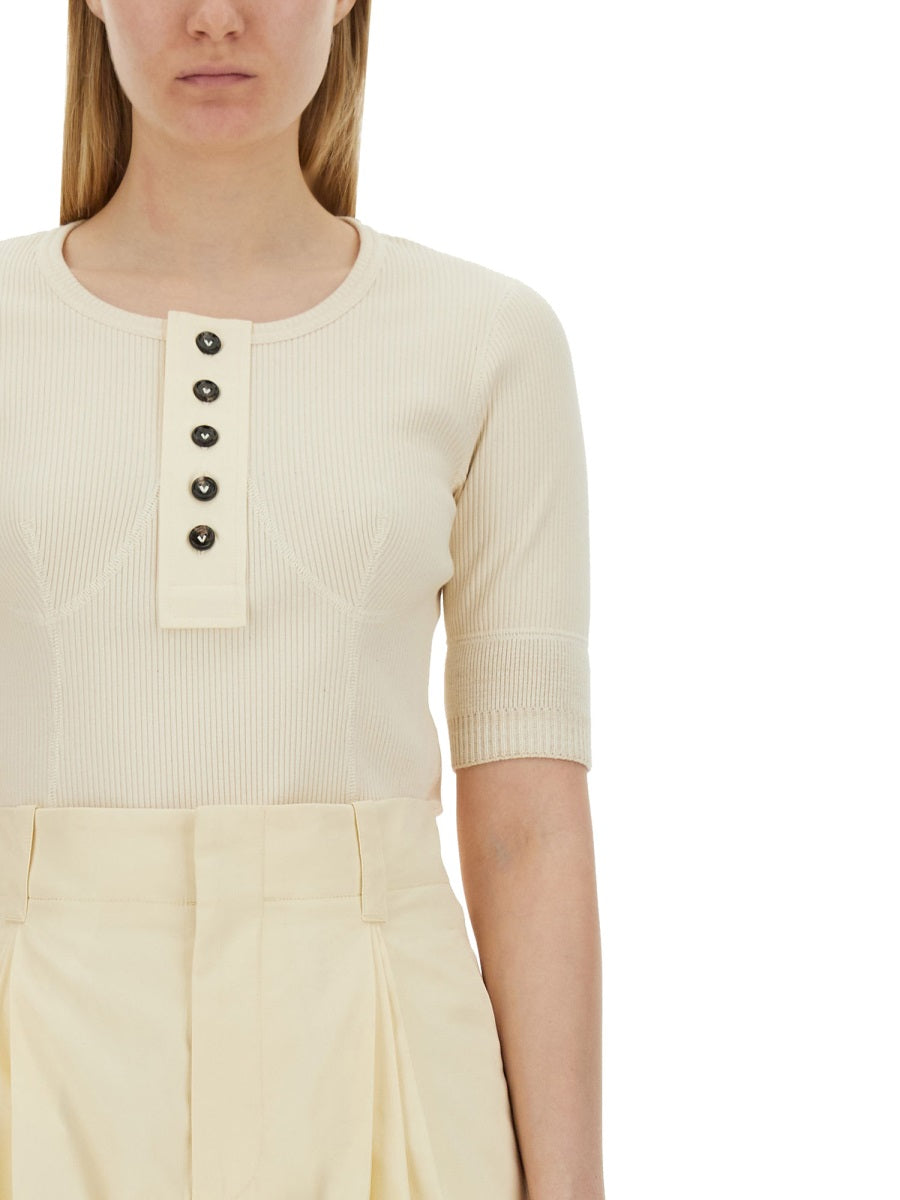 Bottega Veneta tee shirts side profile designer luxury fashion