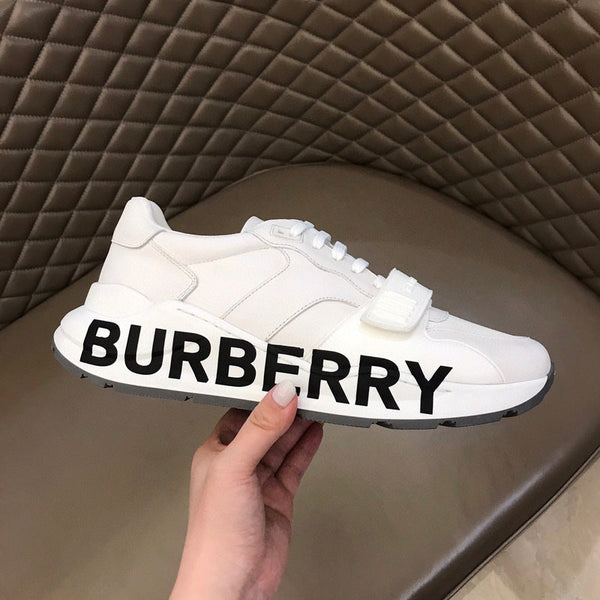 Burberry Grey Ankle Boots - Angled View