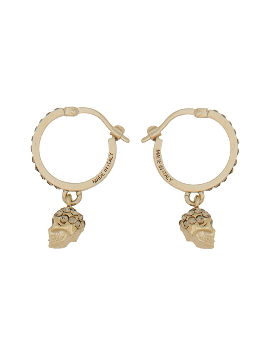 Alexander McQueen Accessories? Alexander Mcqueen Women Orecchini A Cerchio Skull Premium Everyday Designer Accessory