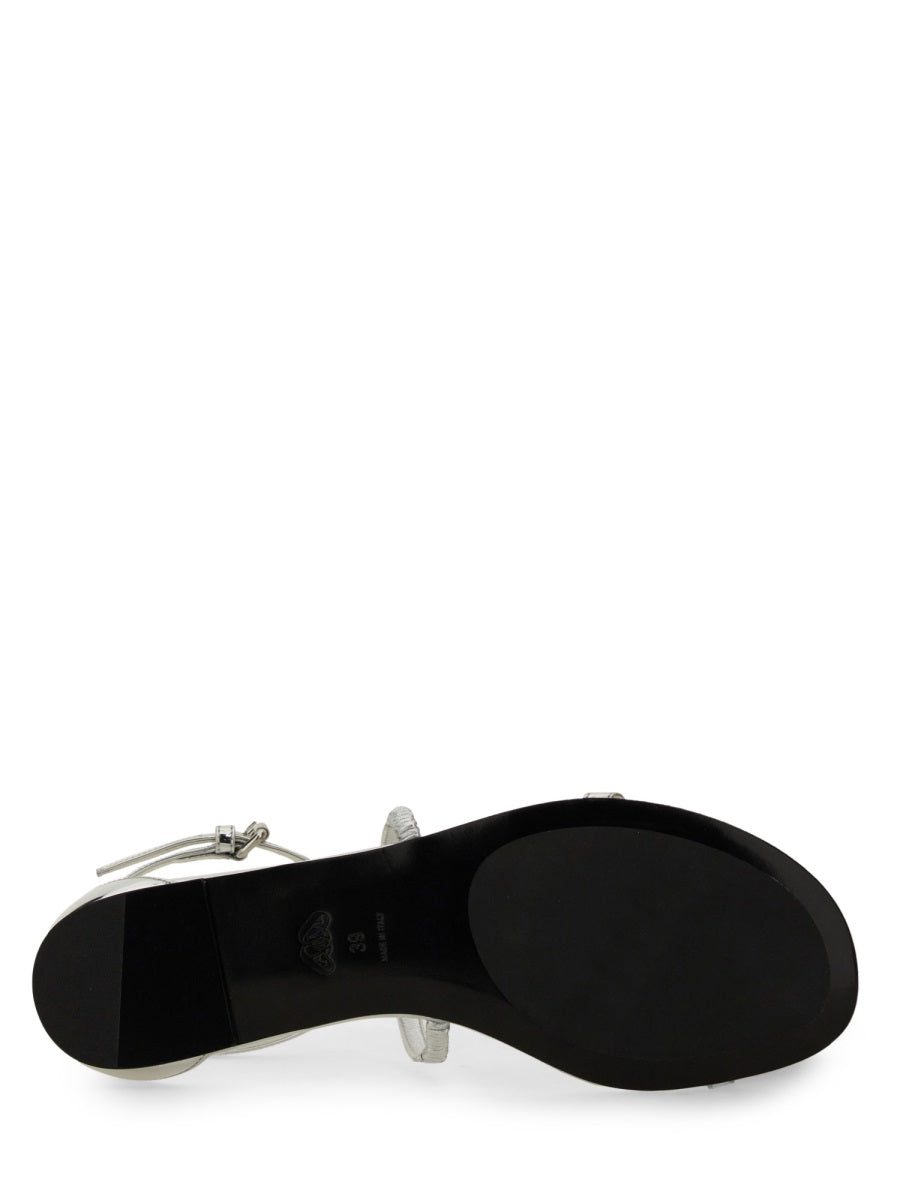 Alexander McQueen sandals lifestyle shot premium designer piece