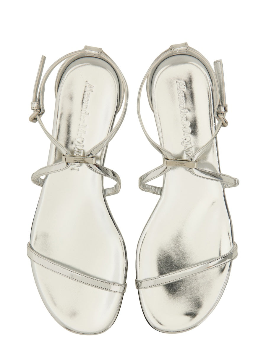 Alexander McQueen sandals luxury designer piece front view