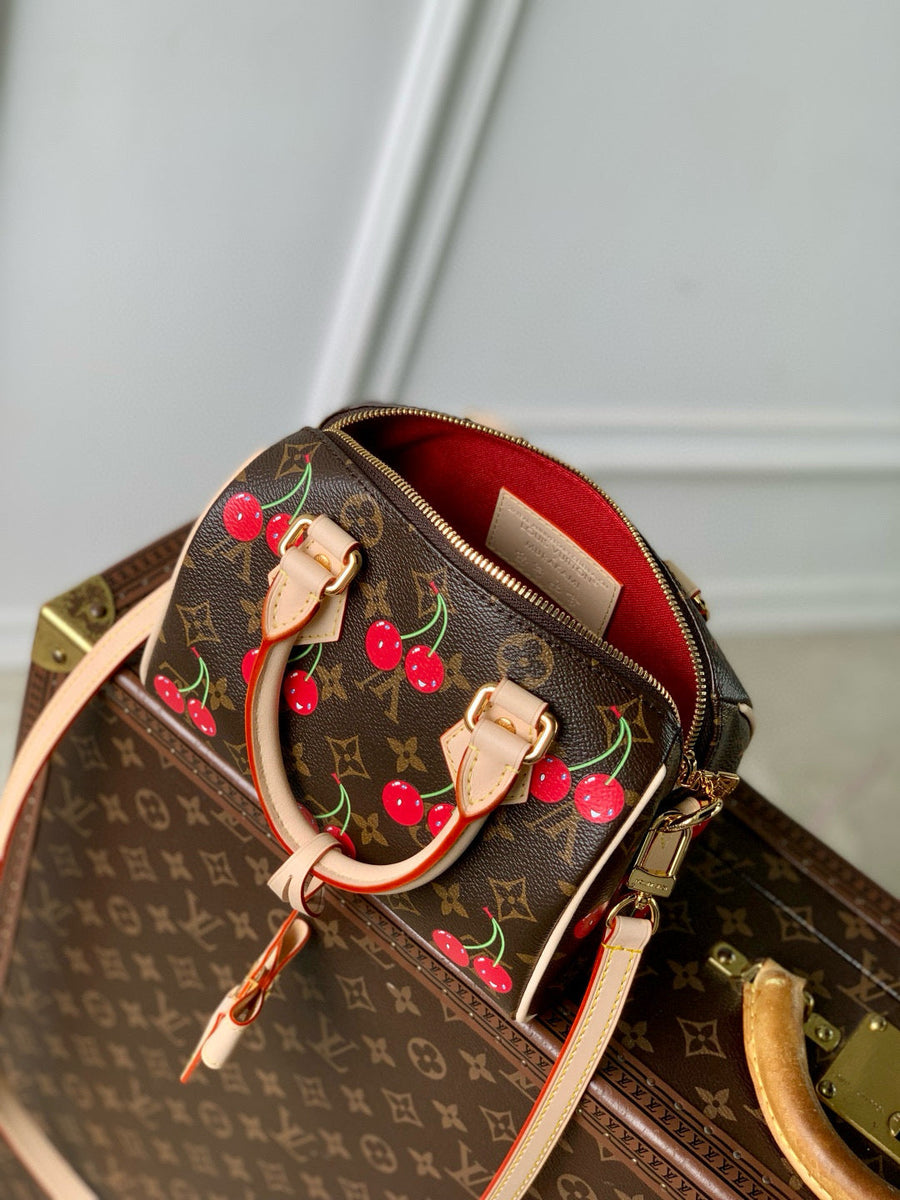 Louis Vuitton Bags- Louis Vuitton Lou x Murakami Speedy 20 Bag Elegant Everyday Designer Handbag