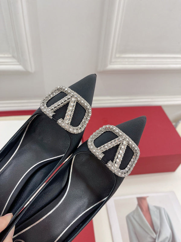Valentino Garavani luxury shoes detail shot