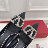 Valentino Garavani luxury shoes detail shot