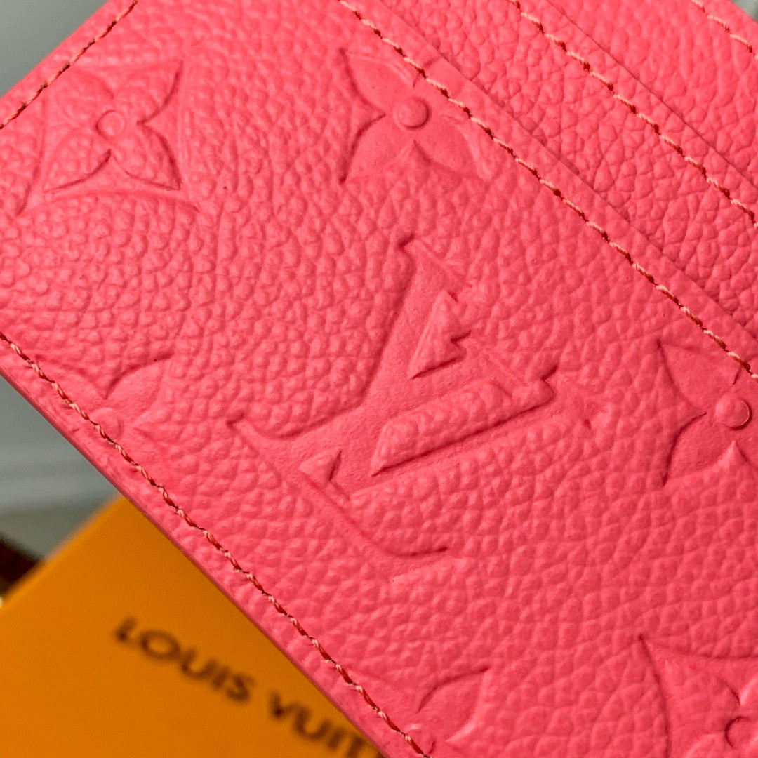 Louis Vuitton Wallets- Louis Vuitton Lou Charms Card Holder Premium Leather Designer Wallet