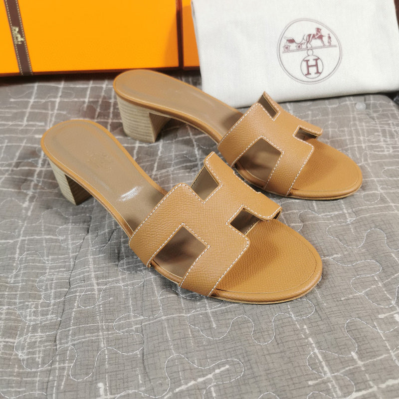 Hermès White Flat Thong Sandals - Lifestyle Styling Shot