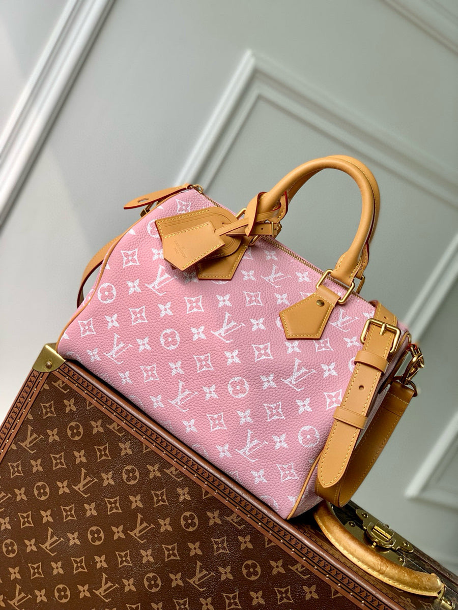 Louis Vuitton Bags- Louis Vuitton Lou Speedy P9 25 Bag Premium Designer Shoulder Bag