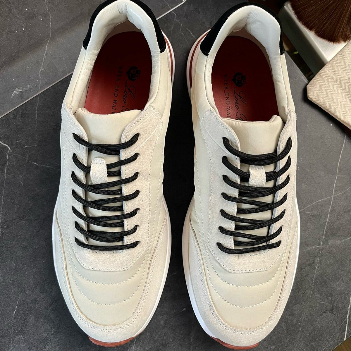 Shoes- Loro P Weekend Walk Trainers Luxury Lifestyle Designer Footwear